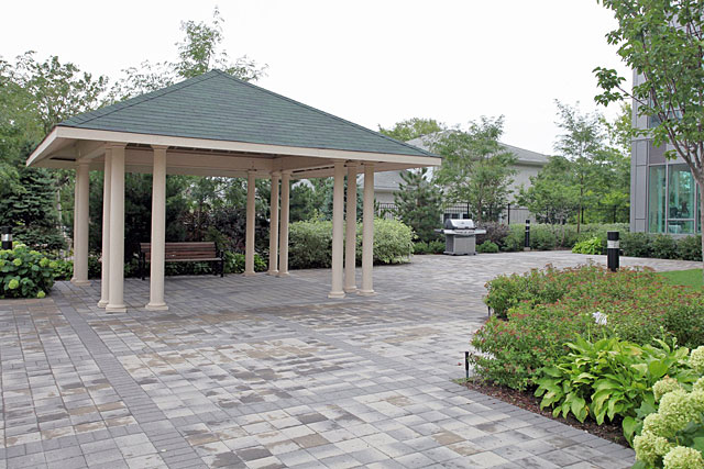 Patio and Barbecue Area