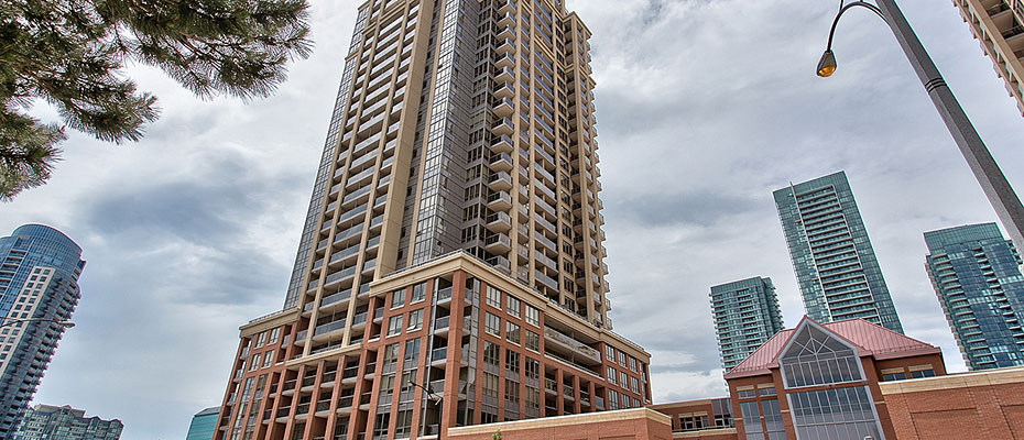 Capital Towers in Square One at 4080 and 4090 Living Arts Drive, Mississauga